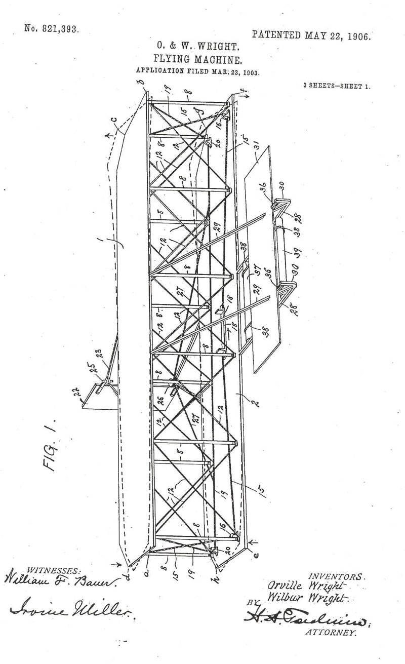 Wright Patentschrift