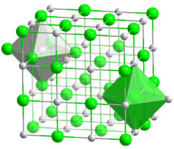 Struktur von Natriumfluorid