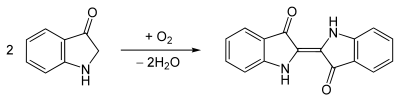 Oxidation von Idoxyl zu Indigo