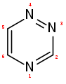 1,3,4-Triazin (falsch)