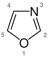 1,3-Oxazol, nicht 1,3-Oxaazaol