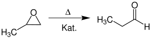 Herstellung von Propanal durch Isomerisierung von Propylenoxid