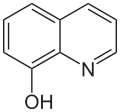 Struktur von 8-Hydroxychinolin