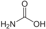 Strukturformel von Carbamidsäure